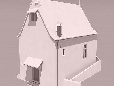 3D-Modell der Aussenhülle Kapelle St. Anna